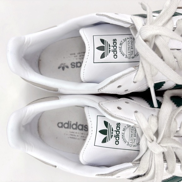 ADIDAS Samba OG Gum Sneakers in Cloud White Collegiate Green Sz 11 - Picture 11 of 14